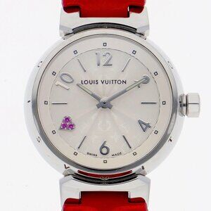 LOUIS VUITTON Watches Q1218 Stainless Steel/leather Quartz